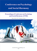 Conference on Psychology and Social Harmony (CPSH 2013)(E-BOOK)